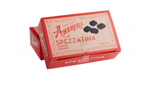 Amarelli ren lakrids 100g Spezzatina rød boks